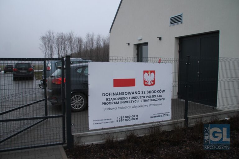 Otwarcie sali wiejskiej we Wronowie