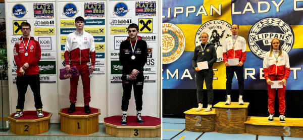 Miliccy kadrowicze z medalami na turniejach w Austrii i Szwecji