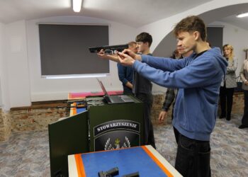 Otwarcie nowej strzelnicy w I LO w Krotoszynie