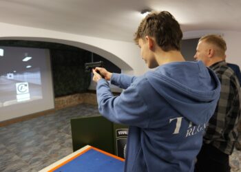 Otwarcie nowej strzelnicy w I LO w Krotoszynie