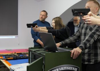 Otwarcie nowej strzelnicy w I LO w Krotoszynie