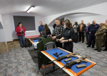 Otwarcie nowej strzelnicy w I LO w Krotoszynie