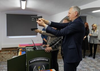 Otwarcie nowej strzelnicy w I LO w Krotoszynie