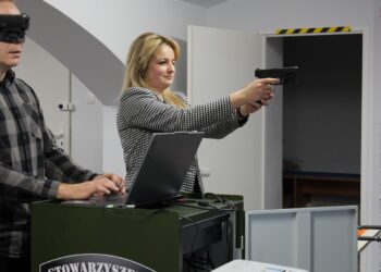 Otwarcie nowej strzelnicy w I LO w Krotoszynie