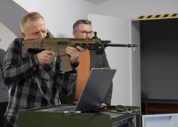 Otwarcie nowej strzelnicy w I LO w Krotoszynie