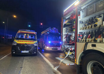 Pożar kotłowni przy ul. Raszkowskiej. Dwie osoby trafiły do szpitala