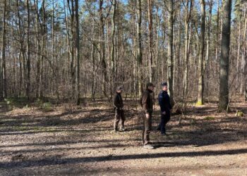 Policjanci i strażnicy leśni skontrolowali lasy w powiecie milickim