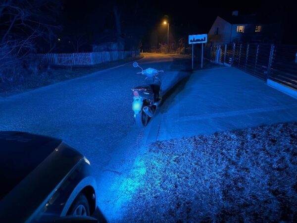 Ponad 3,2 promila i jazda motorowerem. 41-latek zatrzymany w Dąbrowie