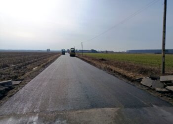 Trwa modernizacja drogi gminnej w Dusznej Górce
