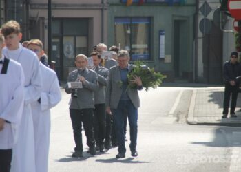 Ostatnie pożegnanie burmistrza Koźmina Wlkp. śp. Macieja Bratborskiego