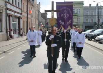 Ostatnie pożegnanie burmistrza Koźmina Wlkp. śp. Macieja Bratborskiego