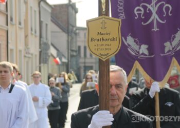 Ostatnie pożegnanie burmistrza Koźmina Wlkp. śp. Macieja Bratborskiego