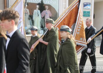 Ostatnie pożegnanie burmistrza Koźmina Wlkp. śp. Macieja Bratborskiego