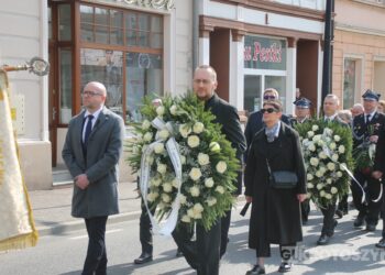 Ostatnie pożegnanie burmistrza Koźmina Wlkp. śp. Macieja Bratborskiego
