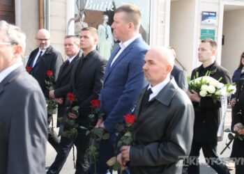 Ostatnie pożegnanie burmistrza Koźmina Wlkp. śp. Macieja Bratborskiego