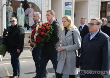 Ostatnie pożegnanie burmistrza Koźmina Wlkp. śp. Macieja Bratborskiego