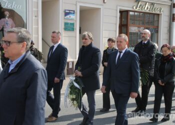 Ostatnie pożegnanie burmistrza Koźmina Wlkp. śp. Macieja Bratborskiego