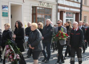 Ostatnie pożegnanie burmistrza Koźmina Wlkp. śp. Macieja Bratborskiego