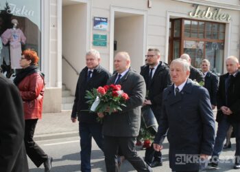 Ostatnie pożegnanie burmistrza Koźmina Wlkp. śp. Macieja Bratborskiego