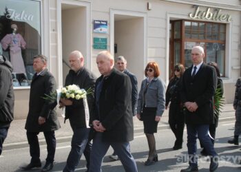 Ostatnie pożegnanie burmistrza Koźmina Wlkp. śp. Macieja Bratborskiego