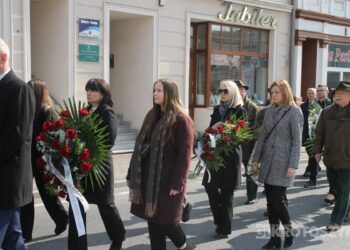 Ostatnie pożegnanie burmistrza Koźmina Wlkp. śp. Macieja Bratborskiego