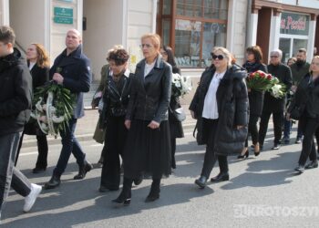 Ostatnie pożegnanie burmistrza Koźmina Wlkp. śp. Macieja Bratborskiego