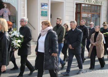 Ostatnie pożegnanie burmistrza Koźmina Wlkp. śp. Macieja Bratborskiego