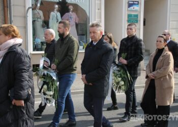 Ostatnie pożegnanie burmistrza Koźmina Wlkp. śp. Macieja Bratborskiego