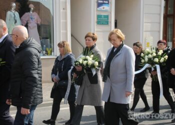 Ostatnie pożegnanie burmistrza Koźmina Wlkp. śp. Macieja Bratborskiego