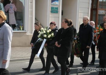 Ostatnie pożegnanie burmistrza Koźmina Wlkp. śp. Macieja Bratborskiego
