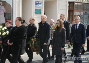 Ostatnie pożegnanie burmistrza Koźmina Wlkp. śp. Macieja Bratborskiego