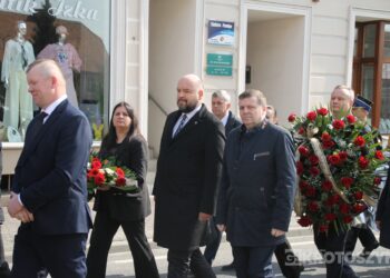 Ostatnie pożegnanie burmistrza Koźmina Wlkp. śp. Macieja Bratborskiego