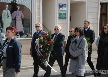 Ostatnie pożegnanie burmistrza Koźmina Wlkp. śp. Macieja Bratborskiego