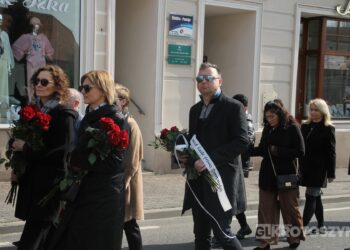 Ostatnie pożegnanie burmistrza Koźmina Wlkp. śp. Macieja Bratborskiego