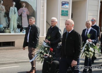 Ostatnie pożegnanie burmistrza Koźmina Wlkp. śp. Macieja Bratborskiego