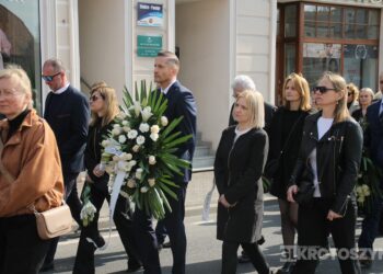 Ostatnie pożegnanie burmistrza Koźmina Wlkp. śp. Macieja Bratborskiego