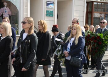 Ostatnie pożegnanie burmistrza Koźmina Wlkp. śp. Macieja Bratborskiego