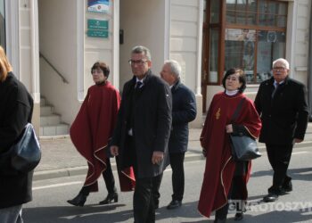 Ostatnie pożegnanie burmistrza Koźmina Wlkp. śp. Macieja Bratborskiego