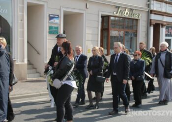 Ostatnie pożegnanie burmistrza Koźmina Wlkp. śp. Macieja Bratborskiego