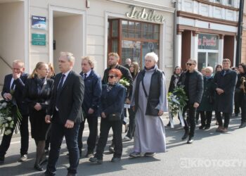Ostatnie pożegnanie burmistrza Koźmina Wlkp. śp. Macieja Bratborskiego