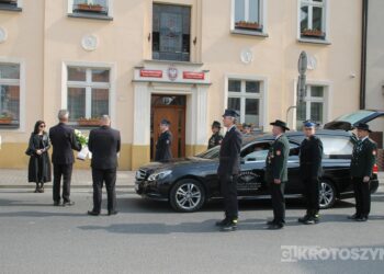Ostatnie pożegnanie burmistrza Koźmina Wlkp. śp. Macieja Bratborskiego