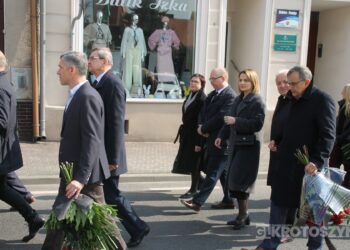 Ostatnie pożegnanie burmistrza Koźmina Wlkp. śp. Macieja Bratborskiego