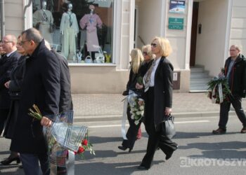 Ostatnie pożegnanie burmistrza Koźmina Wlkp. śp. Macieja Bratborskiego