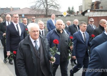 Ostatnie pożegnanie burmistrza Koźmina Wlkp. śp. Macieja Bratborskiego