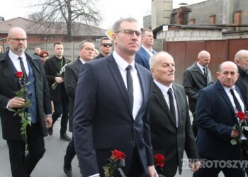 Ostatnie pożegnanie burmistrza Koźmina Wlkp. śp. Macieja Bratborskiego