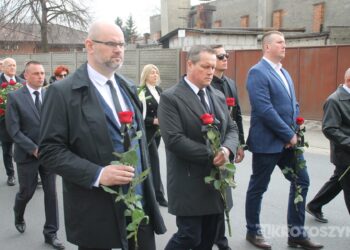 Ostatnie pożegnanie burmistrza Koźmina Wlkp. śp. Macieja Bratborskiego