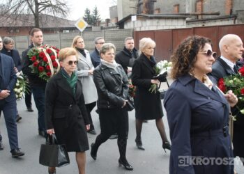 Ostatnie pożegnanie burmistrza Koźmina Wlkp. śp. Macieja Bratborskiego