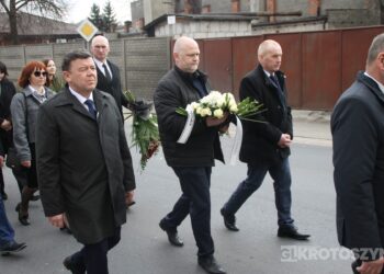 Ostatnie pożegnanie burmistrza Koźmina Wlkp. śp. Macieja Bratborskiego