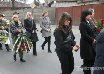 Ostatnie pożegnanie burmistrza Koźmina Wlkp. śp. Macieja Bratborskiego
