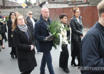 Ostatnie pożegnanie burmistrza Koźmina Wlkp. śp. Macieja Bratborskiego